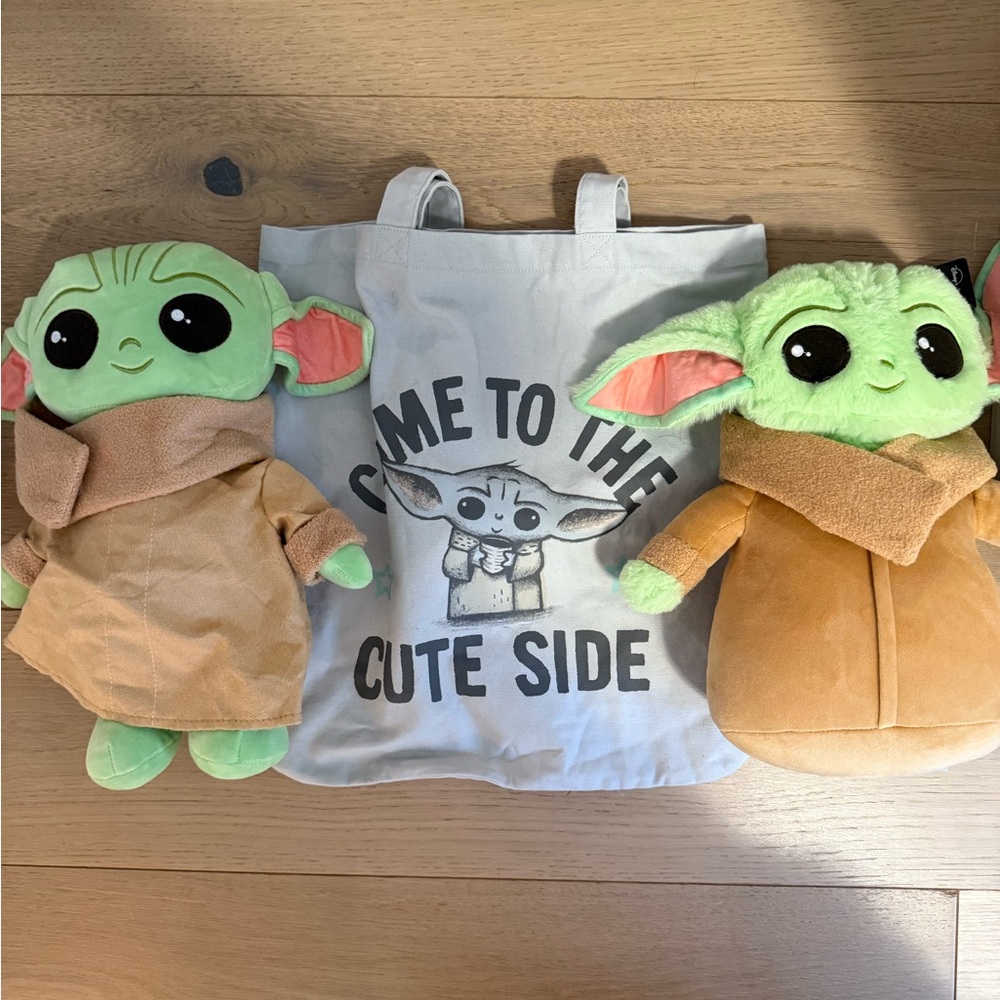 GAP Star Wars Baby Yoda Stuffed Animals with Tote